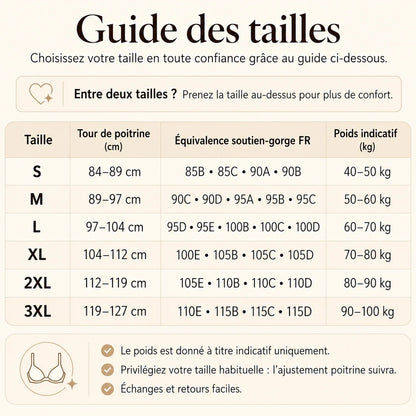 Femmes de tous âges en débardeur soutien-gorge intégré noir, beige, rose, bordeaux